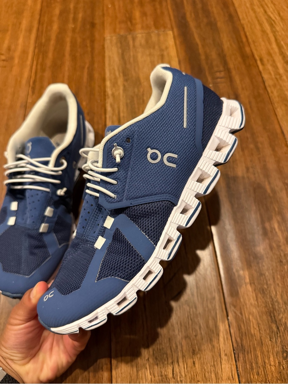 On Running Cloud Blue/White Running Shoes